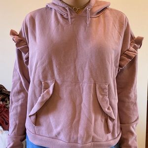 Romeo + Juliet Ruffle hoodie